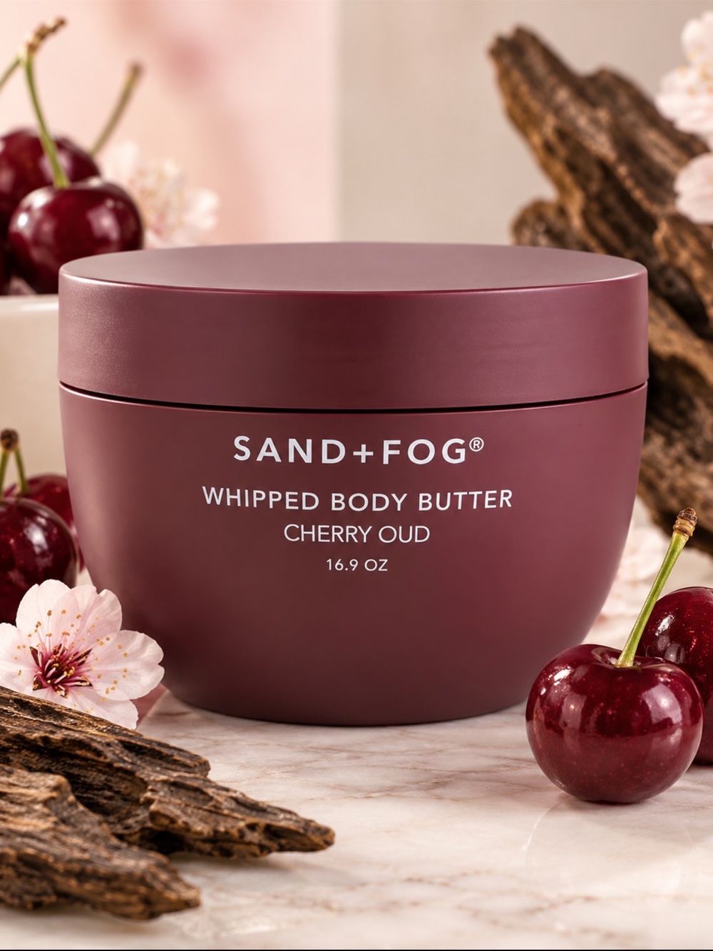 Sand & Fog Cherry Oud Whipped Body Butter